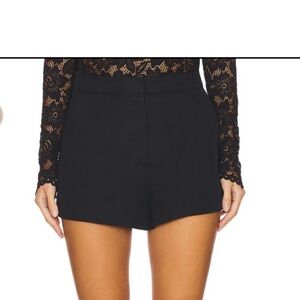 COPY - Alice + Olivia Black Towork Cuffed Shorts Size 2